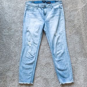 Buffalo Rip and Repair jeans Midrise Skinny sz 12